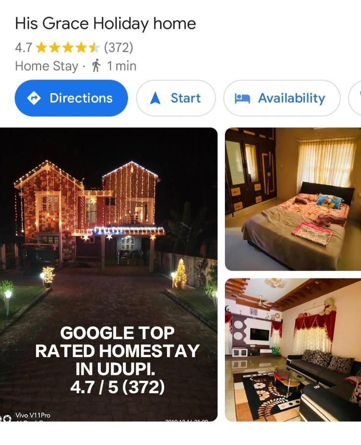 His Grace Holiday Home - Nr To Malpe Beach Udupi Exterior foto